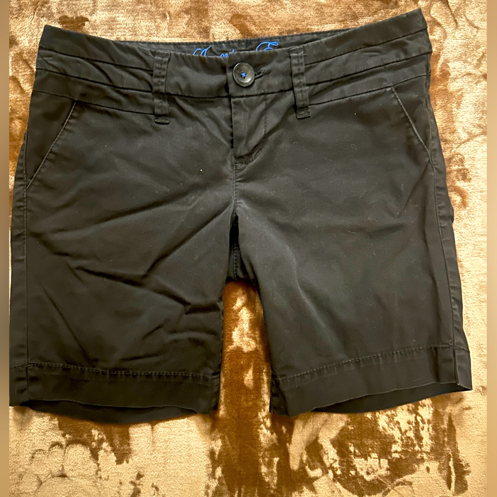 American Eagle Outfitters Black Golf Shorts